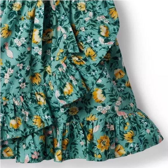 Janie and Jack Floral Faux Wrap Dress - Picture 4 of 4